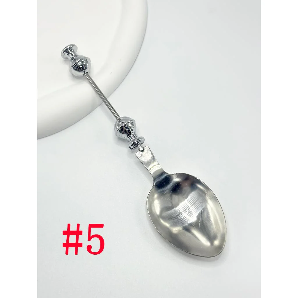 Beadable Corkscrew Bottle Opener, Envelope Opener, Cheese Butter, Dessert Spoon, Fork, Teaspoon, Grill Utensils - Image 6