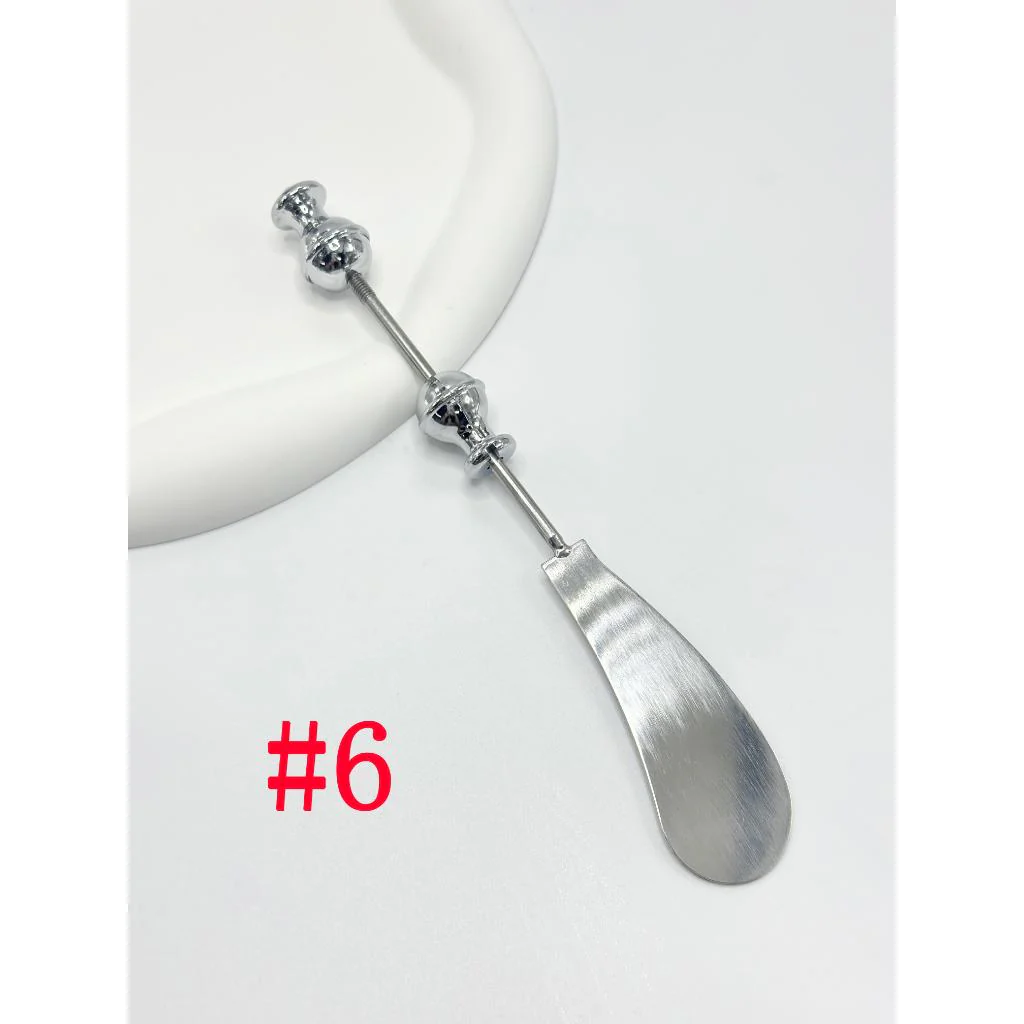 Beadable Corkscrew Bottle Opener, Envelope Opener, Cheese Butter, Dessert Spoon, Fork, Teaspoon, Grill Utensils - Image 7