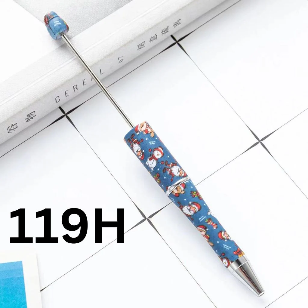 Christmas Printed Beadable Pens - Image 11