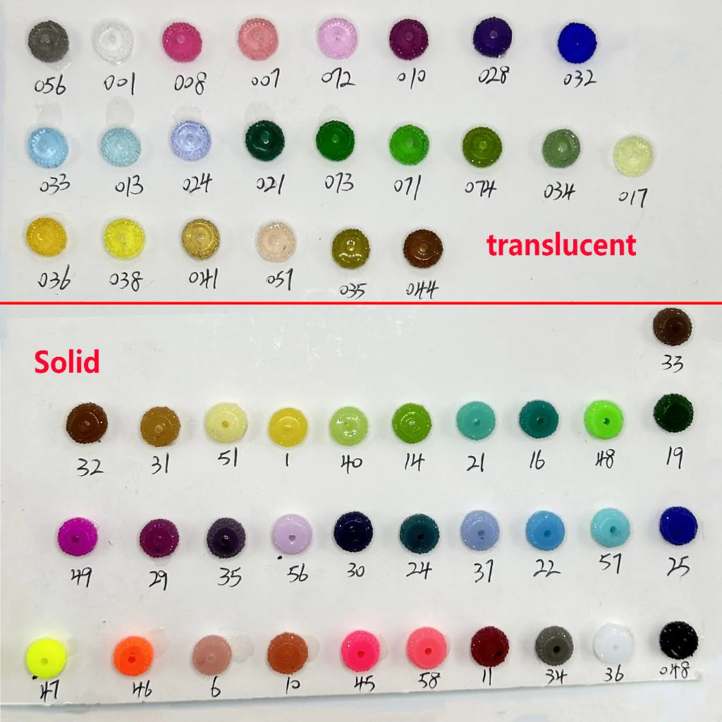 Colorful Wheel Acrylic Beads with Sugar Spacer Texture on Side, 12mm - Image 6