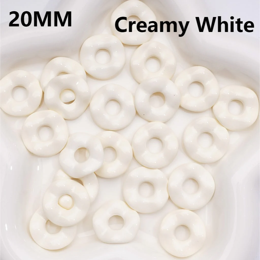 Multi-Color Large Hole Wave Shape Spacer Acrylic Beads, 20MM (Single Color is available for 500pcs(Whole Bag))  // (With Stoving Varnish Process) - Image 15