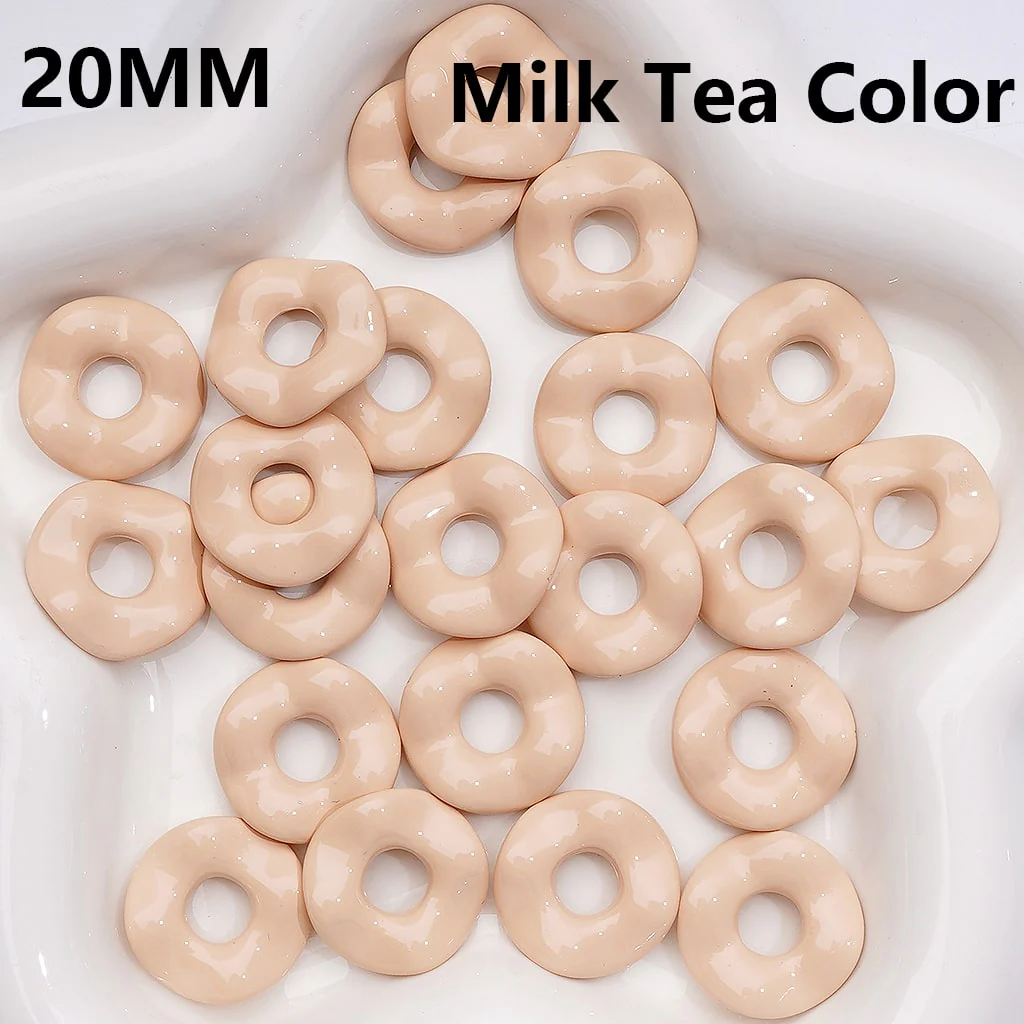 Multi-Color Large Hole Wave Shape Spacer Acrylic Beads, 20MM (Single Color is available for 500pcs(Whole Bag))  // (With Stoving Varnish Process) - Image 16