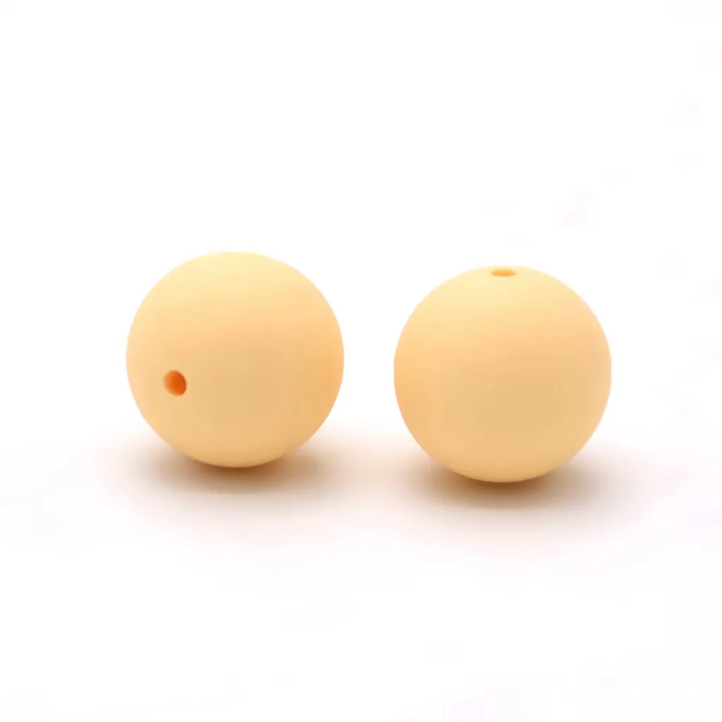 Silicone Beads, Solid Colors, 15 mm - Image 26