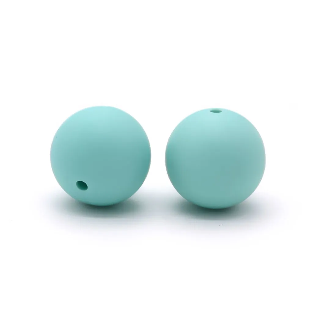 Silicone Beads, Solid Colors, 15 mm - Image 3