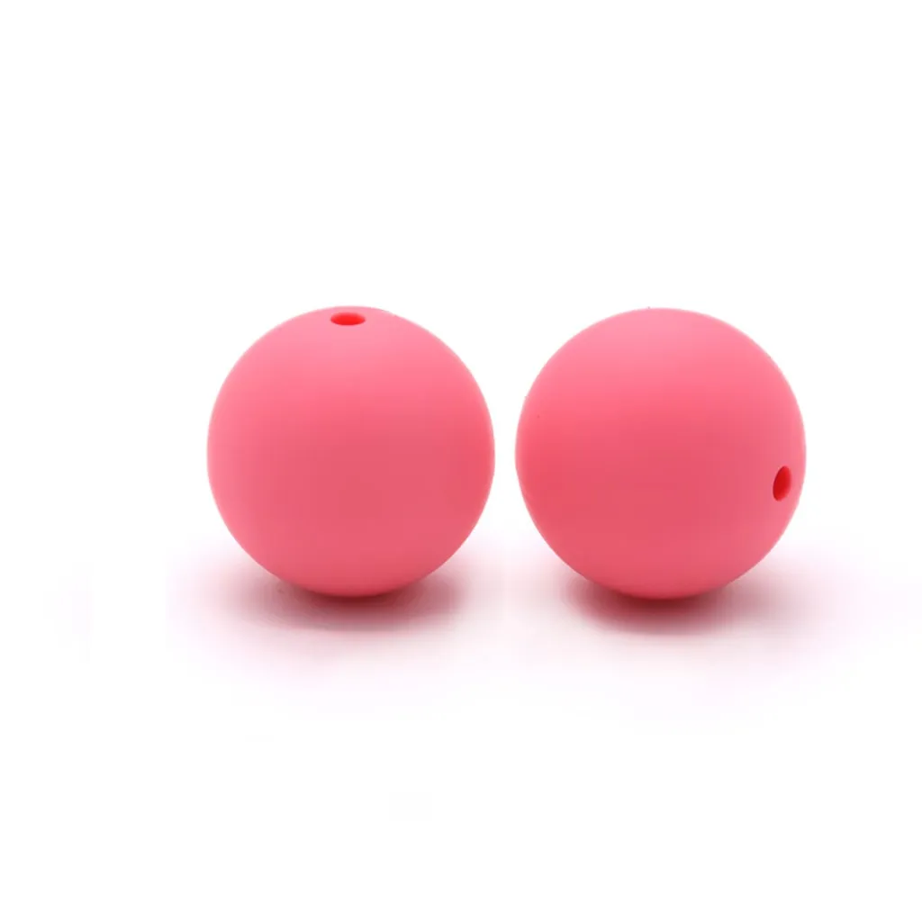 Silicone Beads, Solid Colors, 15 mm - Image 41