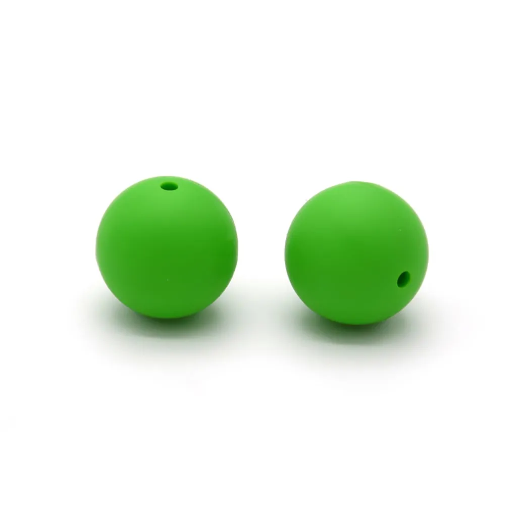 Silicone Beads, Solid Colors, 15 mm - Image 5