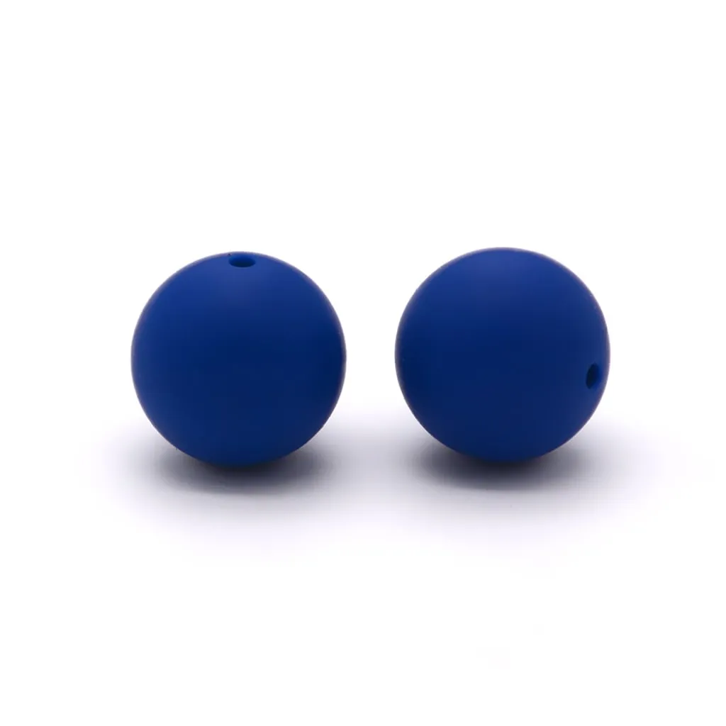 Silicone Beads, Solid Colors, 15 mm - Image 53