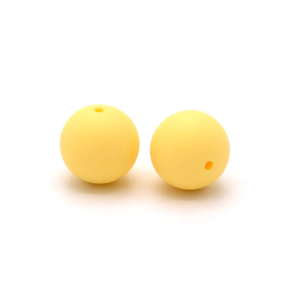 Silicone Beads, Solid Colors, 15 mm - Image 54