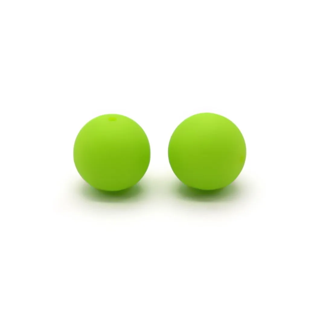 Silicone Beads, Solid Colors, 15 mm - Image 55