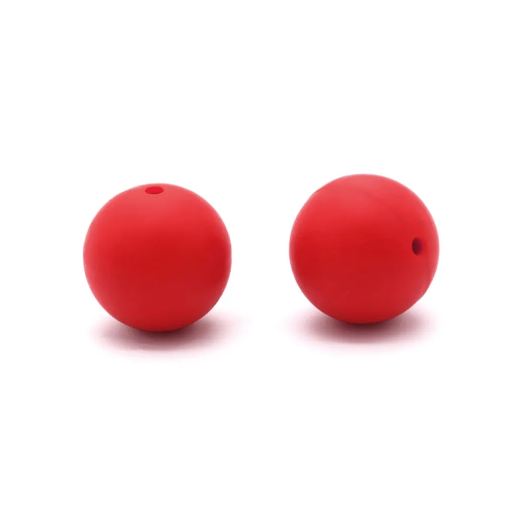 Silicone Beads, Solid Colors, 15 mm - Image 7