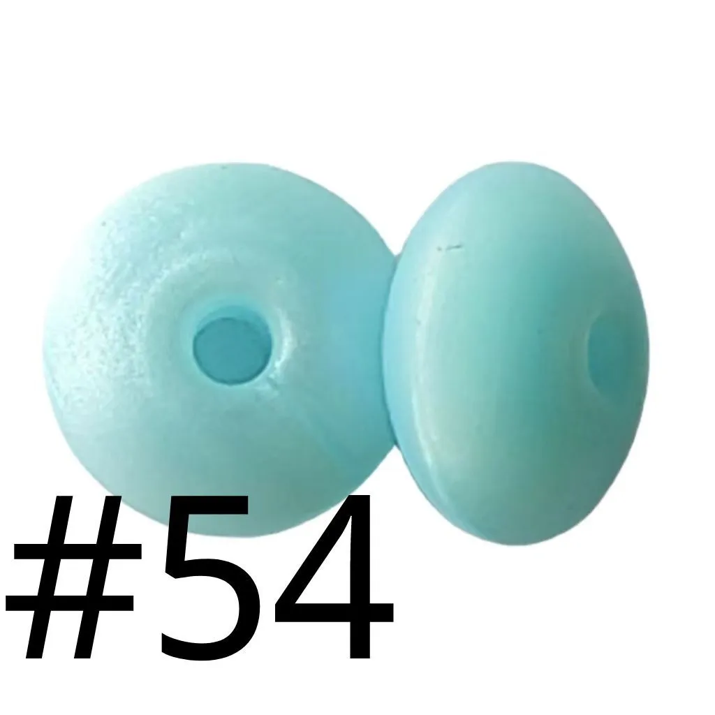 Silicone Lentil Beads 12mm - Image 25