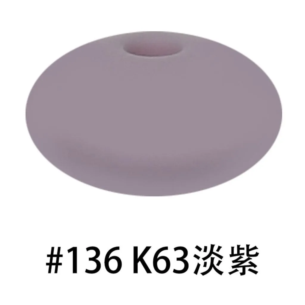 Silicone Lentil Beads 12mm - Image 29