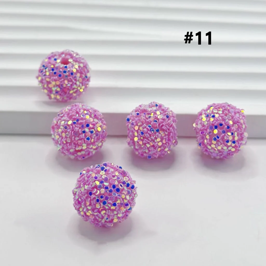 Sugar Beads Sparkling Rhinestone Beads 16mm - Image 12